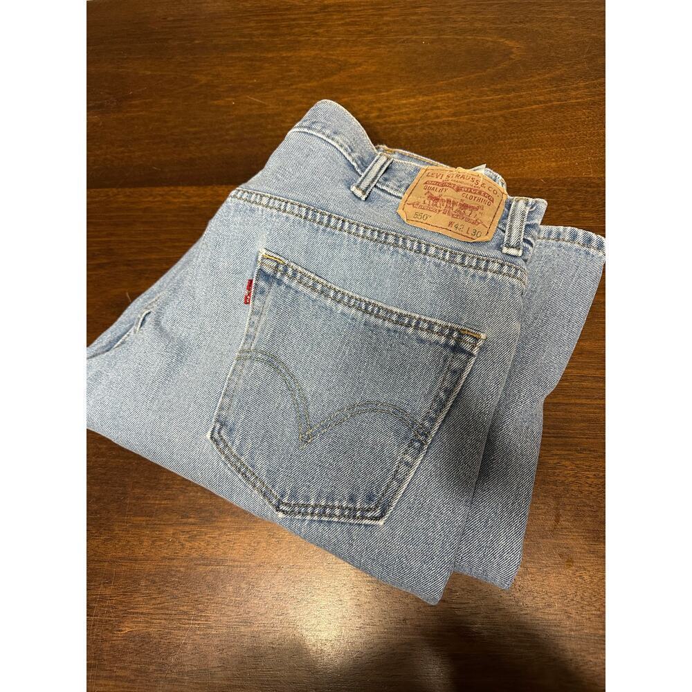 Levi’s 550 Relaxed Fit Jeans Men 44x30 (38x29 fit) Western Causal Cowboy Outdoor